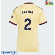 Arsenal William Saliba #2 Tredjedrakt Dame 2026-27 Kortermet